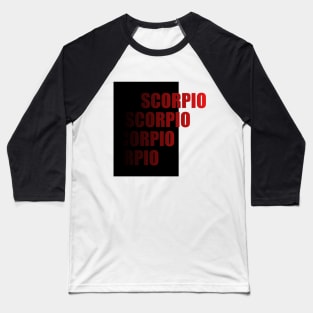 Scorpio Baseball T-Shirt